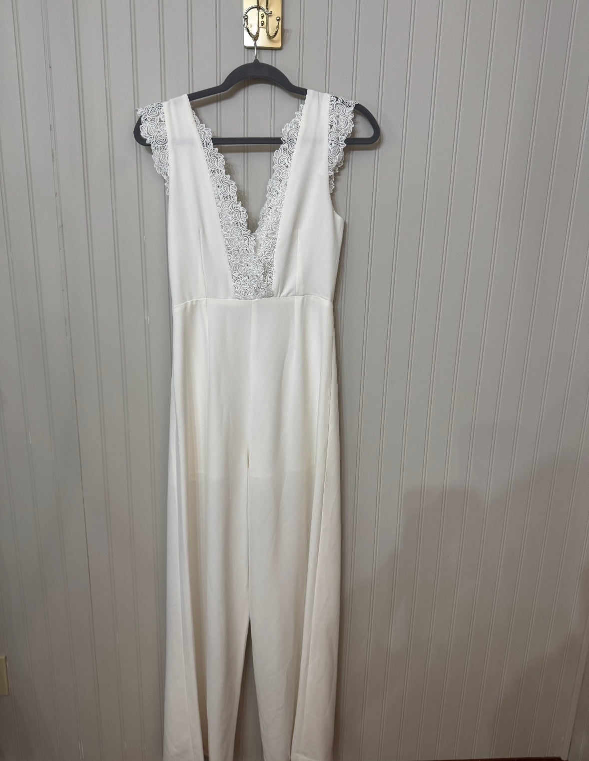 Strut & Bolt Heavenly Hues Jumpsuit Women’s Small White NWT