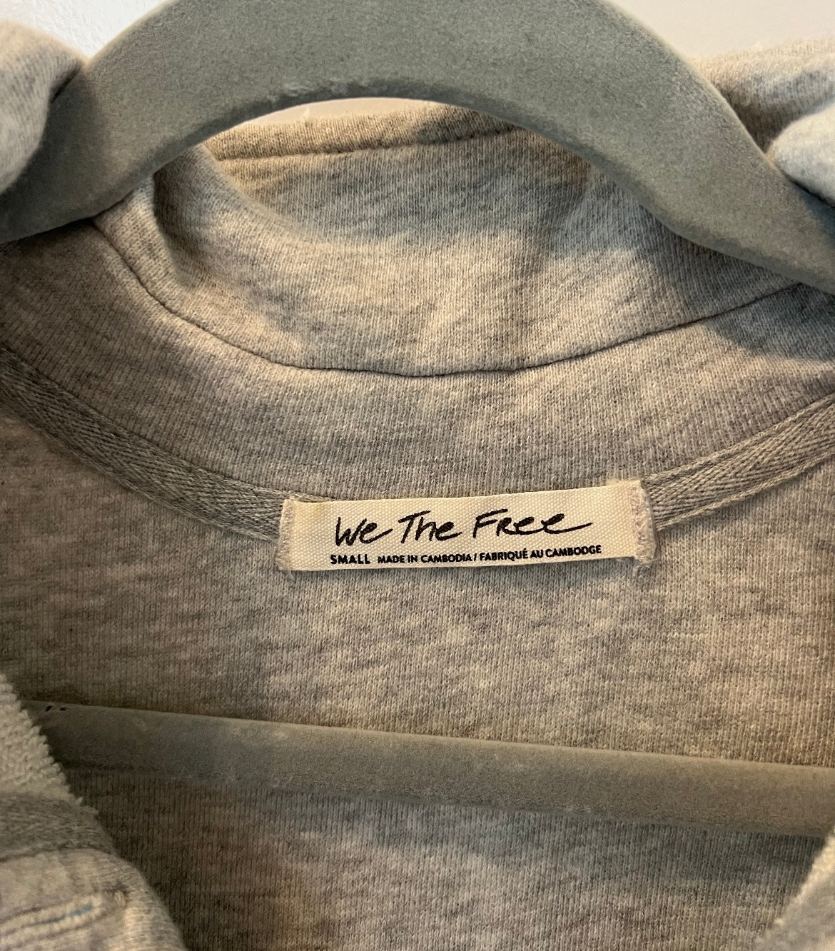 We The Free Oversized Button Front Shacket Women’s Size Small Gray
