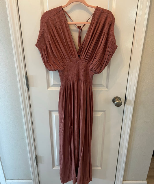 Miou Muse Maxi Dress Women’s Size Small Toffee