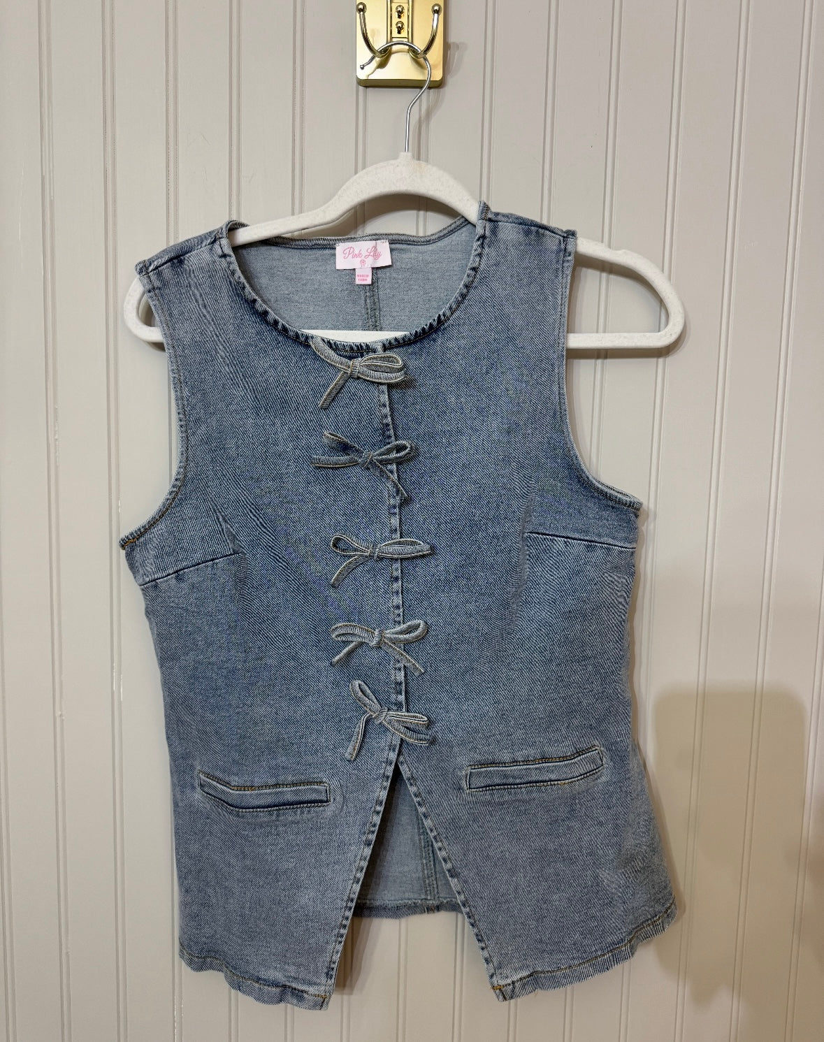 Pink Lily Denim Matching Set Women’s Small/Medium