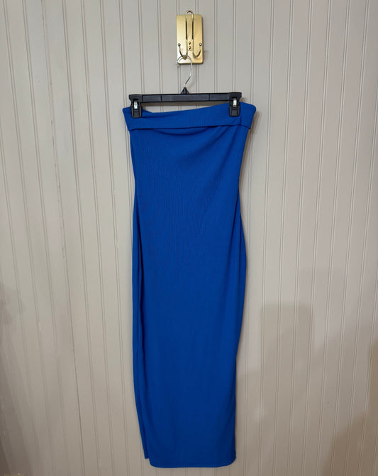 Sleeveless Midi Dress Women’s Small Blue