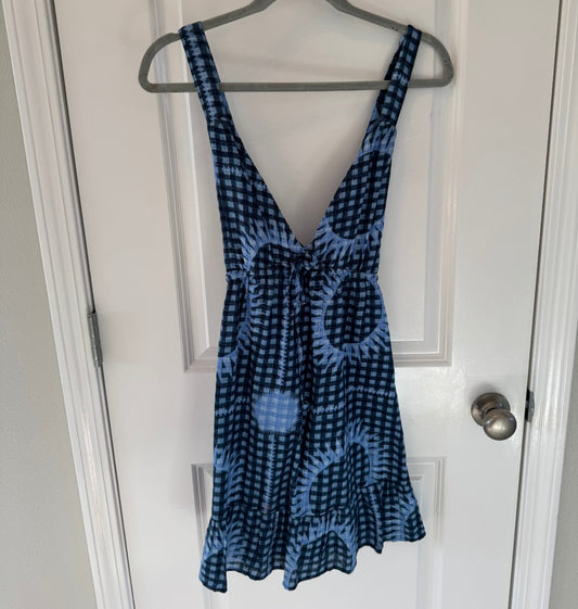 Urban Outfitters Hansel Printed Strappy-Back Mini Dress Women’s Large NWT