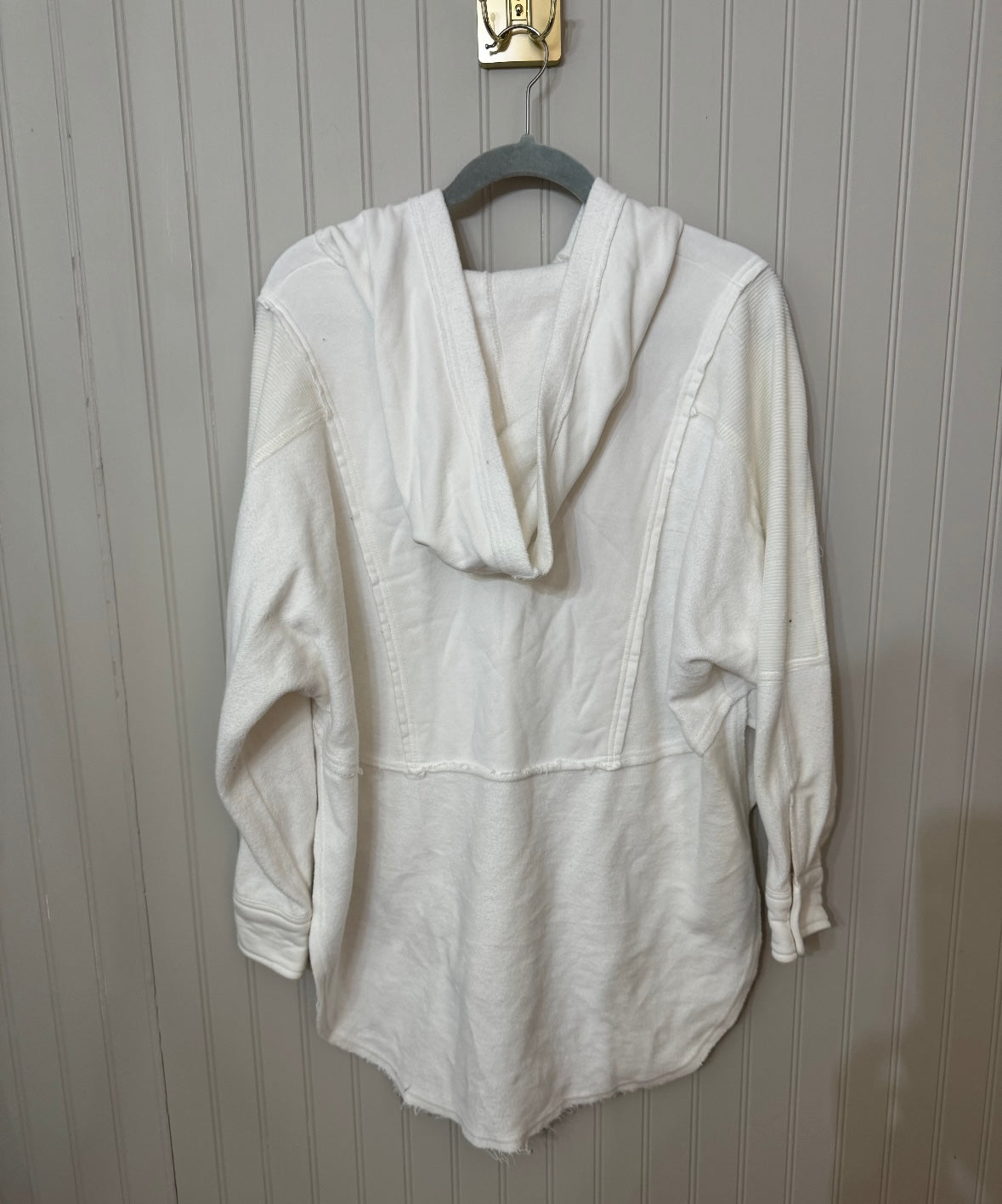 The Post Oversized Hooded Top Women’s Small White