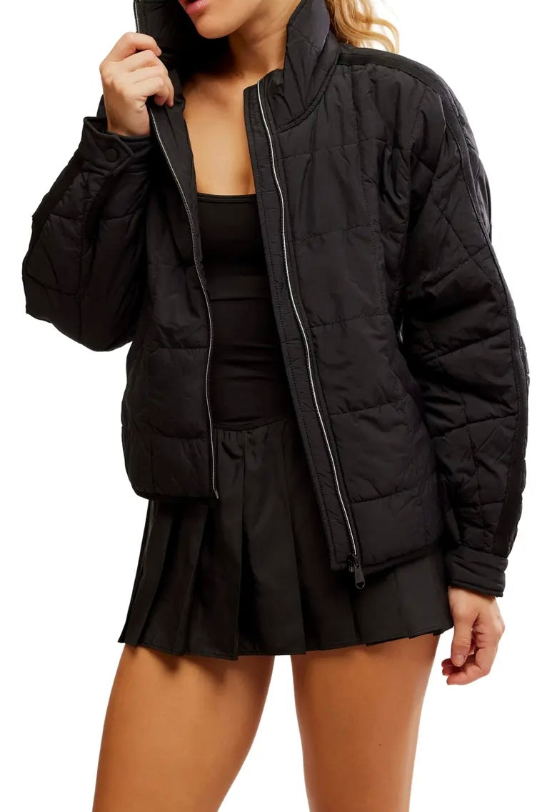 Free People Pippa Packable Puffer Jacket Women’s Medium Black