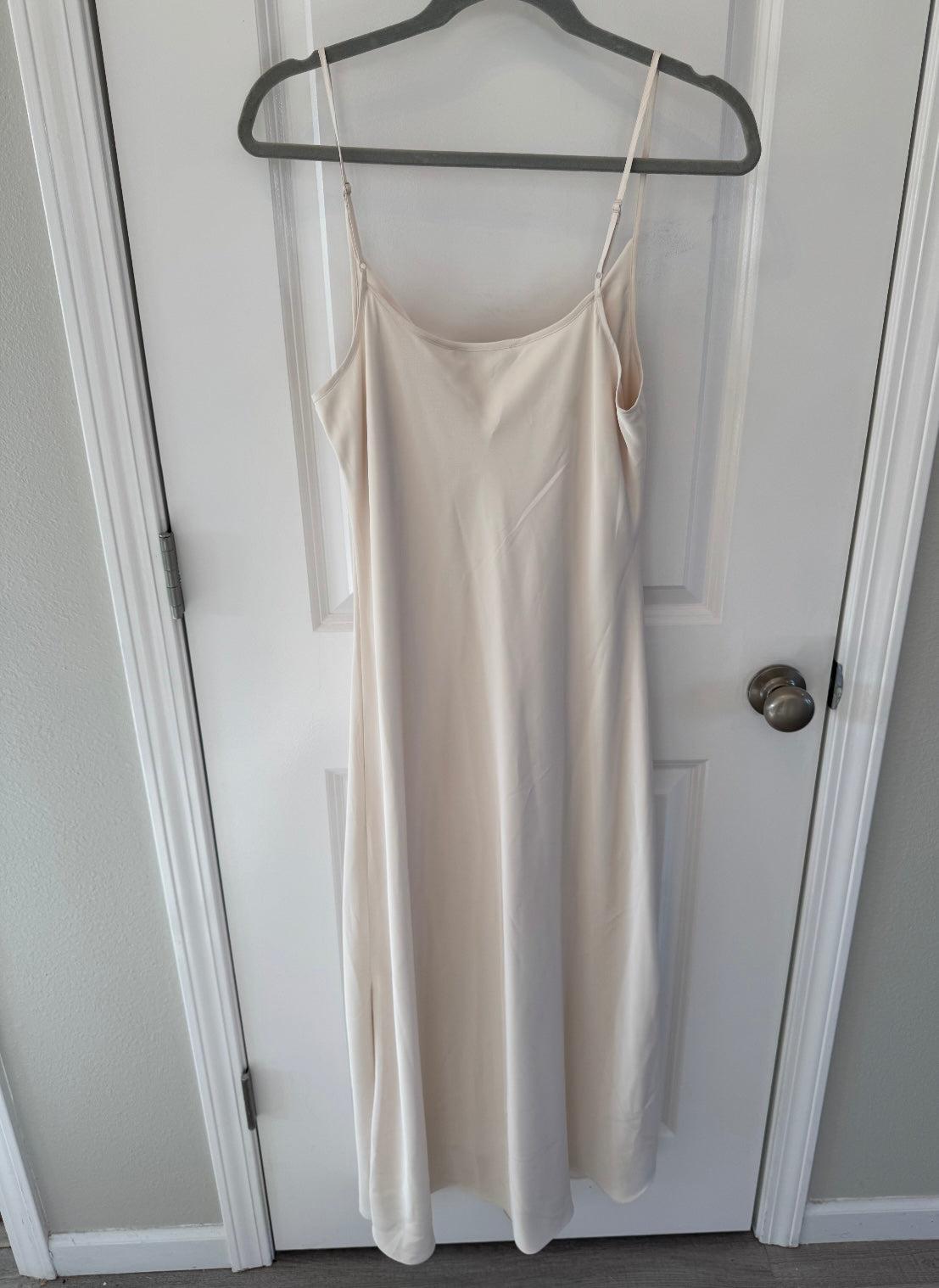All Saints Hadley Midi Slip Dress Women’s Size 8 Cream