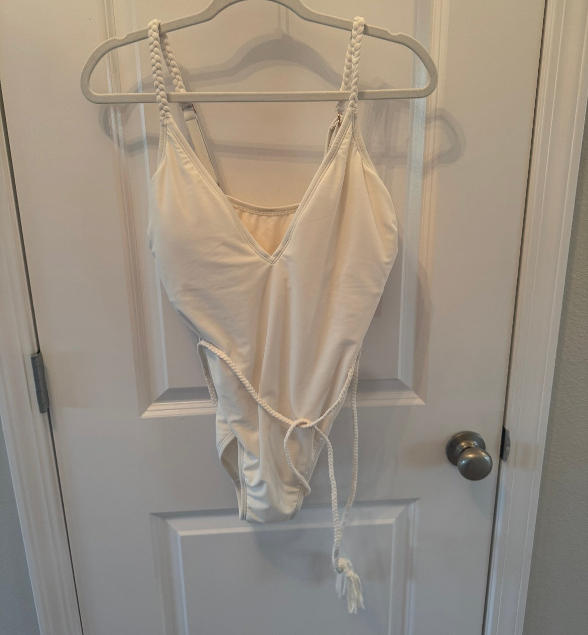 Shade & Shore Swimsuit Women’s Large Off White NWT