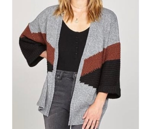 Amuse Society Beckett Cardigan Women’s M/L Gray