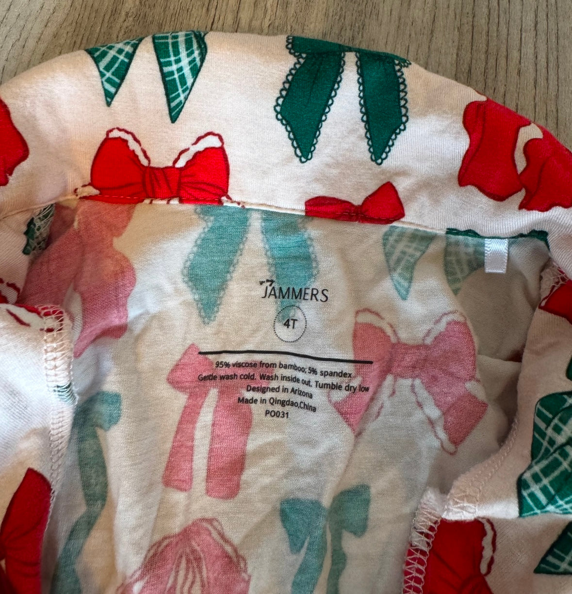 Holiday Pajamas Matching Set Toddler Size 4T