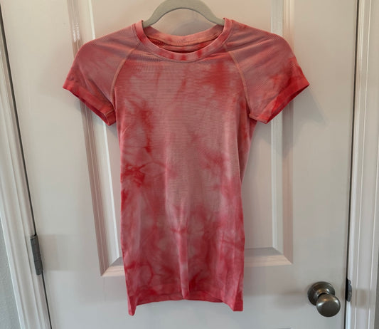 Lululemon Swiftly Tee Women’s Size 2 Tie Dye Pink