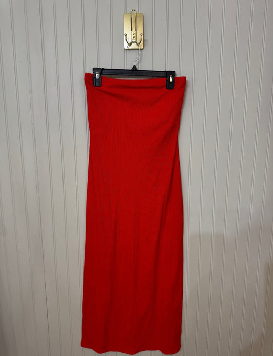 A New Day Sleeveless Midi Dress Women’s Medium Red