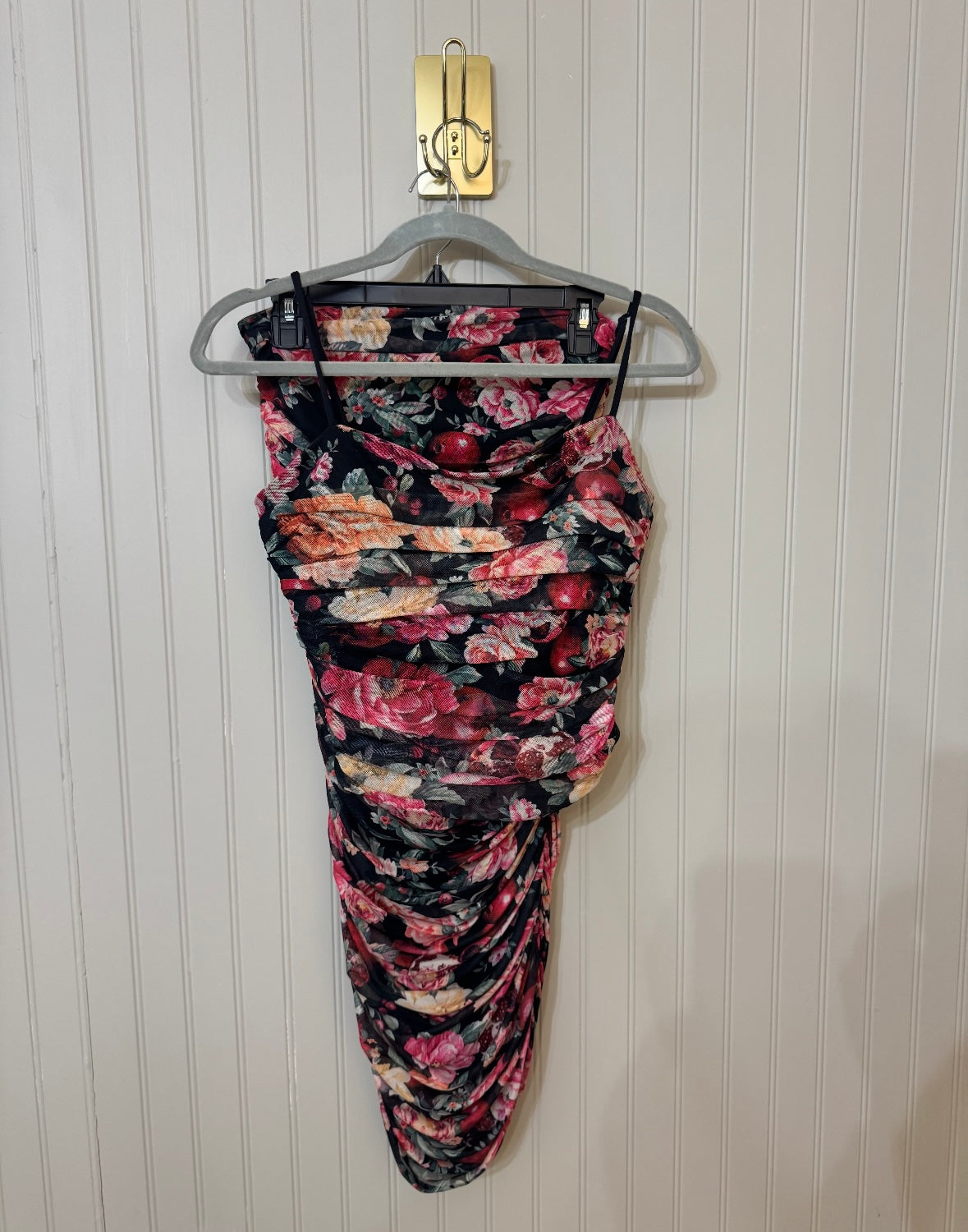 Express Floral Mesh Two Piece Set Women’s Medium/Large