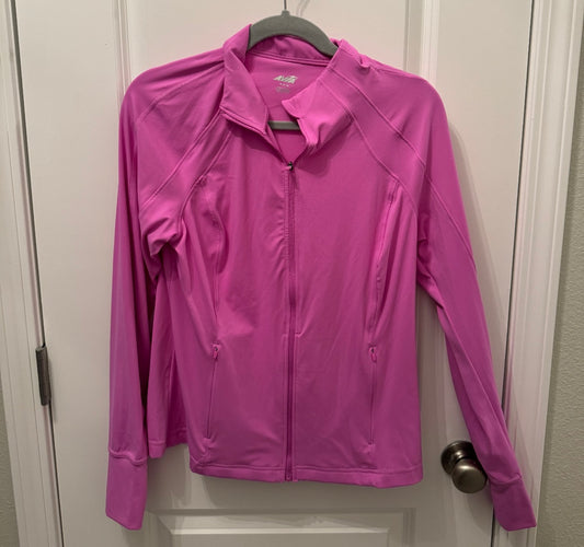 Avia Full Zip Active Jacket Women’s Medium Magenta