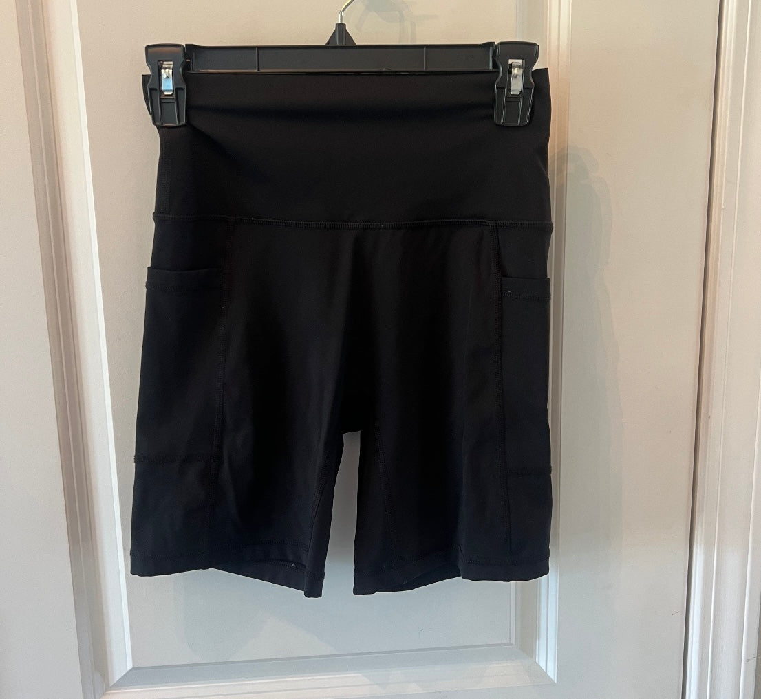 Offline by Aerie Bike Shorts Hi-Rise 7” Women’s Size Medium Black