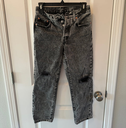 Levi’s Acid Wash Jeans Women’s Size 25x26 Black