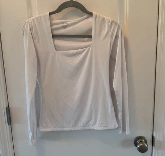 Square Neck Top Women’s Large White