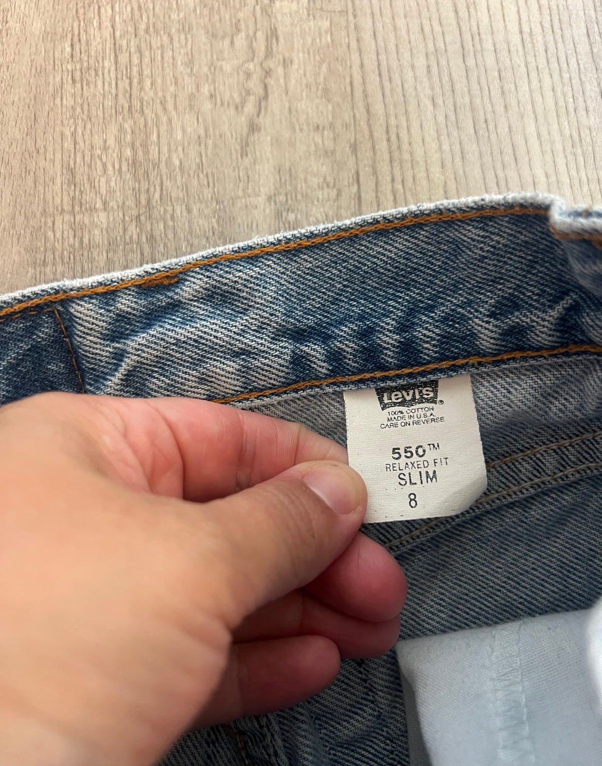 Levi’s 550 Relaxed Fit Jeans Slim Youth Girls Size 8