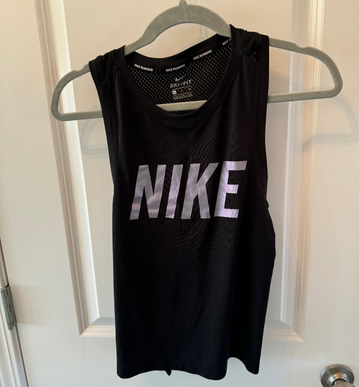 Nike Mesh Active Tank Women’s Size Small Black