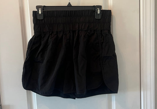 High Rise Active Shorts w Elastic Waist Women’s Size Medium 8-10 Black