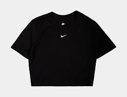 Nike Slim Crop Tee Women’s XS Black NWT