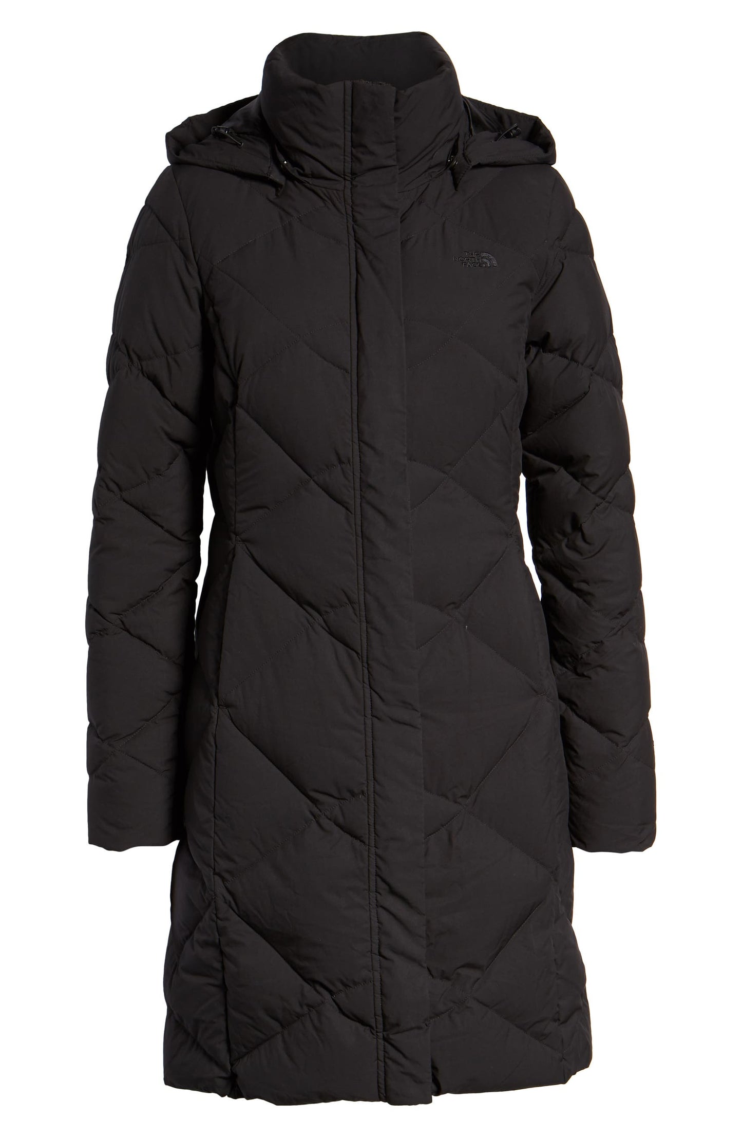 The North Face Miss Metro II Hooded Water Resistant Down Parka Women’s Medium Black