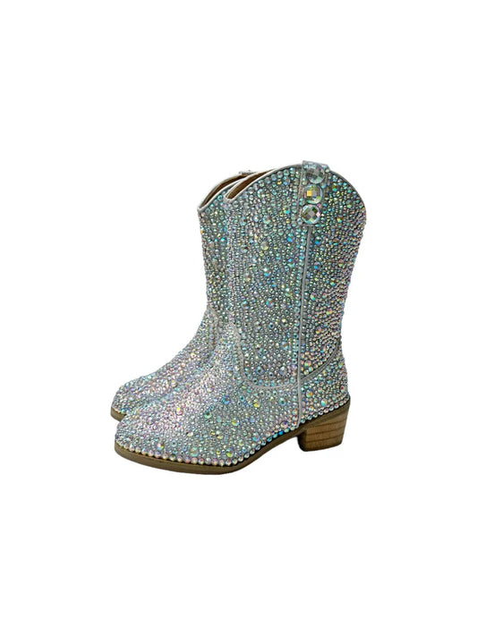 Lola + The Boys Crystal Cowgirl Boots Toddler Size 9.5c (EU 26) NWT