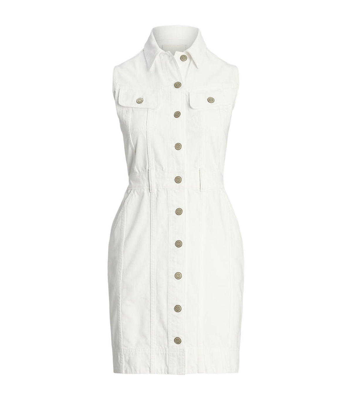 ralph lauren denim trucker dress Ralph Lauren Denim Trucker Dress Women's 8 White One Closet To The Next