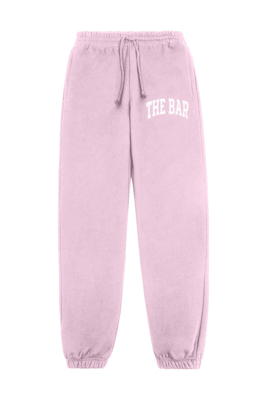 The Bar Varsity Sweatpants Women’s Medium Blush