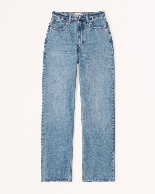 Abercrombie & Fitch High Rise Loose Jeans Women’s Size 6/28 Reg