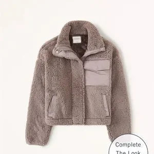 Abercrombie & Fitch Winter Resort Jacket Women’s Medium Gray